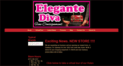 Desktop Screenshot of elegantediva.com